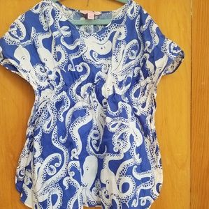 Girls Lilly Pulitzer Octopus tunic/kaftan